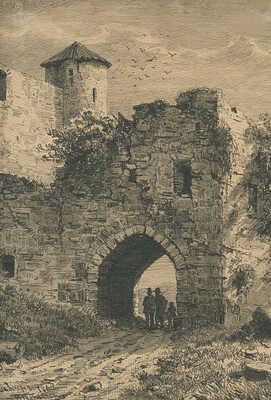 Шишкин Иван Иванович. Пейзаж с руинами